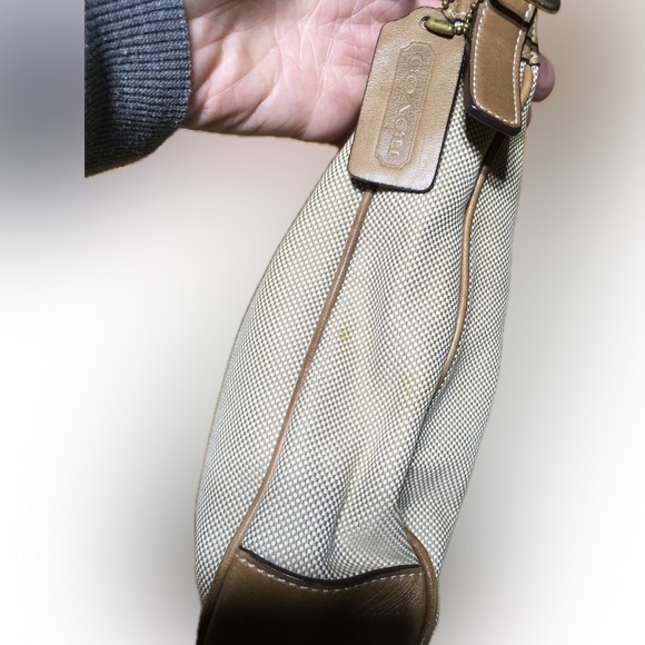 Coach Hampton Canvas Leather Trim with Matching Wristlet - Picture 11 of 13